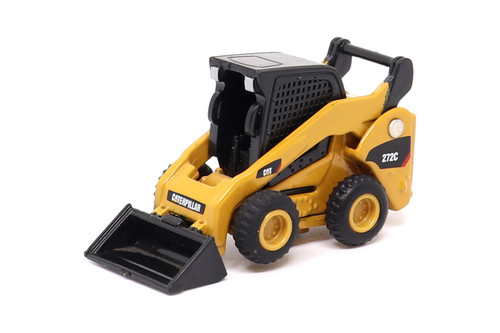 Caterpillar 272C Skid Steer Loader, Yellow/Black - Diecast Masters 85974CS - Micro Scale Diecast Model Toy Car