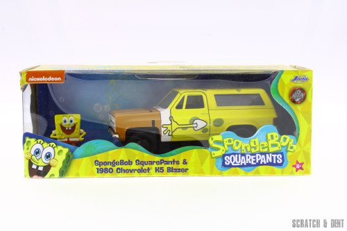 1980 Chevy Blazer K5 with Spongebob Figure,  Toys R-23833 - 1/32 scale Diecast Model Toy Car