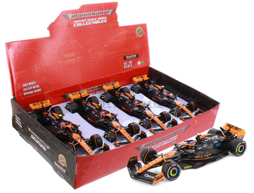 2023 McLaren MCL60 F1 "Singapore GP", #81 Oscar Piastri - Showcasts® 221290A1D - 1/24 Scale Diecast Model Toy Car