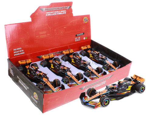 2023 McLaren MCL60 F1 "Abu Dhabi GP", #81 Oscar Piastri - Showcasts® 221290A2D - 1/24 Scale Diecast Model Toy Car