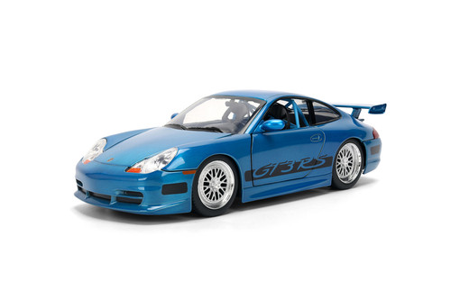 Brian's Porsche 911 GT3 RS (996) -25th Anniversary, Fast & Furious - Jada Toys 37819 - 1/24 Scale Diecast Model Toy Car