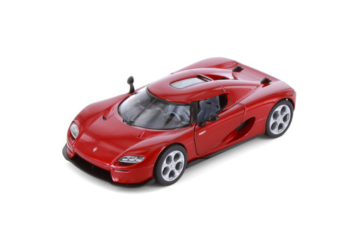 Koenigsegg CC850, Red - Kinsmart 5485D - 1/34 Scale Diecast Model