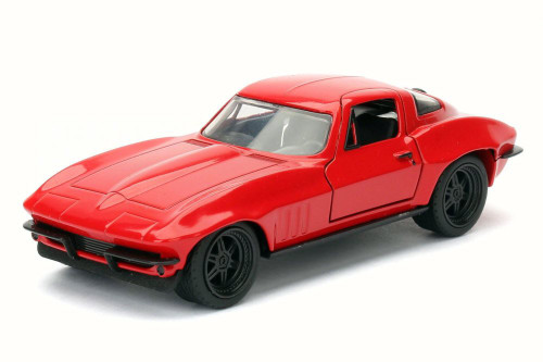 Letty's Chevrolet Corvette F8 Fate of Furious, Red - Jada 98306 - 1/32 Scale Diecast Model Toy Car