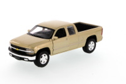 Chevrolet Silverado Pickup Truck, Beige - Showcasts 34941 - 1/27 Scale Diecast Model Toy Car (Brand New, but NOT IN BOX)