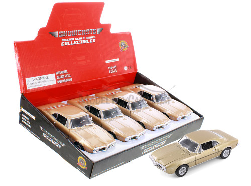 1967 Pontiac Firebird, Gold -  Showcasts® 22502 - 1/24 Scale Diecast Model Toy Car (Brand New, but NOT IN BOX)