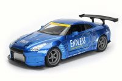 2009 Nissan GT-R Ben Sopra, Metallic Blue - Jada 98558DP1 - 1/24 Scale Diecast Model Toy Car