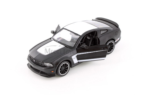 2012 Ford Mustang Boss 302 Hard Topwith white - Showcasts 34269 - 1/24 scale Diecast Model Toy Car (1 car, no box)