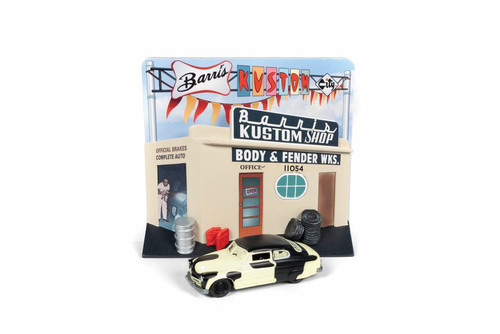 1949 Ford Mercury with Barris Custom Shop, Cream - Round 2 JLDR008/24 - 1/64 scale Diecast Car