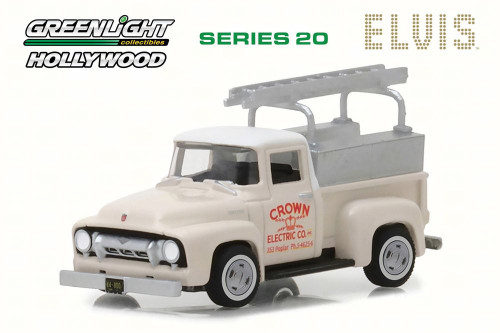 1954 Ford F-100 Pick-Up Crown Electric, Elvis Presley - Greenlight 44800/48 - 1/64 Scale Diecast Model Toy Car