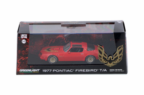 1977 PONTIAC FIREBIRD TRANS AM T-TOP GREENLIGHT 86330 1/43 DIECAST CAR 