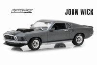 1969 Ford Mustang Boss 429 Hard Top, John Wick - Greenlight 86540 - 1/43 scale Diecast Model Toy Car