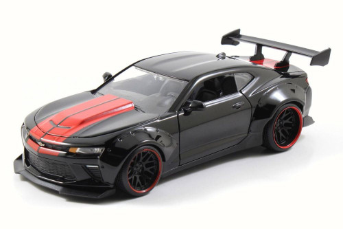 2016 Chevy Camaro SS, Black w/ Red Detail - Jada 98136WA - 1/24