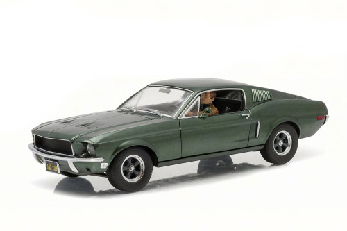 Steve McQueen Bullitt 1968 Ford Mustang GT, Green