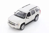 2008 Chevy Tahoe, Silver - Welly 22509/4D - 1/24 scale Diecast