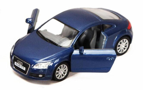 Audi TT Coupé ミニカー 2008 Audi TT Coupe, Blue - Kinsmart 5335D - 1/32 scale Diecast Car