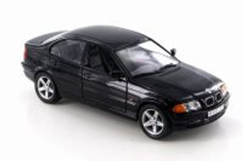 1998 BMW 328i,  Black  - Welly 9395-4D - 1/24 Scale Diecast Model Toy Car