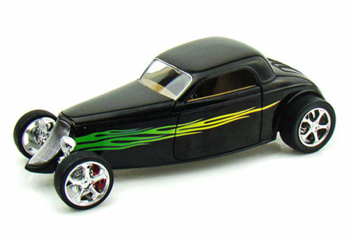 1933 Ford Coupe, Black - Road Signature 92839 - 1/18 Scale Diecast Model Toy Car