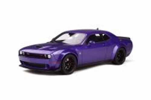 Dodge Challenger R/T Scat Pack Widebody Hardtop, Purple - GT Spirit GT248 - 1/18 scale Resin Model Toy Car