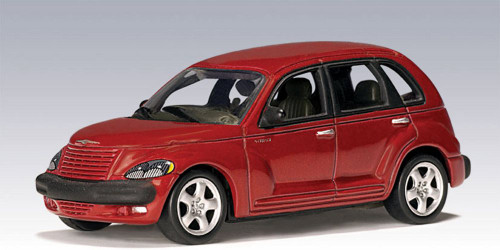 2001 Chrysler PT Cruiser, Red - Auto Art 20062 - 1/64 Scale Collectible Diecast Replica