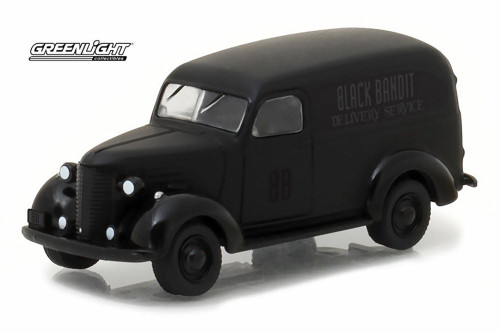 1939 Chevy Panel Truck, Black - Greenlight 27930F/48 - 1/64 Scale Diecast Model Toy Car