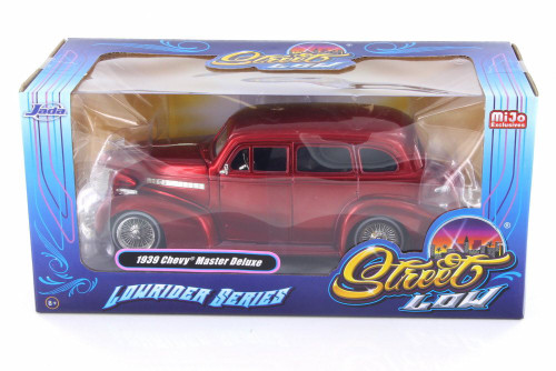 1939 Chevy Master Deluxe, Red - Jada 98914-MJ - 1/24 Scale Diecast