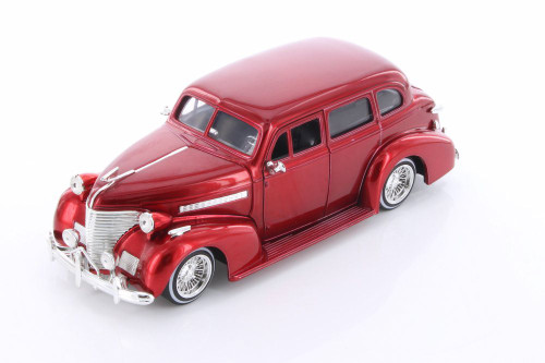 1939 Chevy Master Deluxe, Red - Jada 98915-MJ - 1/24 scale Diecast Model Toy Car