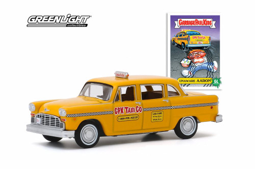 1970 Checker Marathon A11 Taxicab, Yellow - Greenlight 54030/48 - 1/64 scale Diecast Model Toy Car