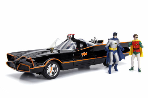 Batmobile Working lights with Batman and Robin Figures 98625 - 1