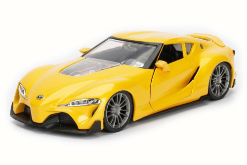 Toyota FT-1 Concept, Yellow - Jada 98554DP1 - 1/24 Scale Diecast Model Toy Car