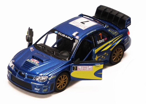 2007 Subaru Impreza WRC #7-  5328D - 1/36 scale Diecast Model Toy Car (Brand New, but NOT IN BOX)