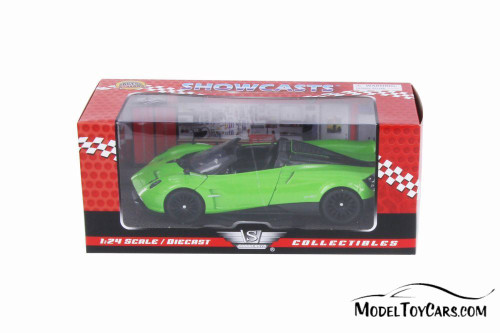 Pagani Huayra Roadster, Green - Showcasts 79354GN - 1/24 scale Diecast Model Toy Car