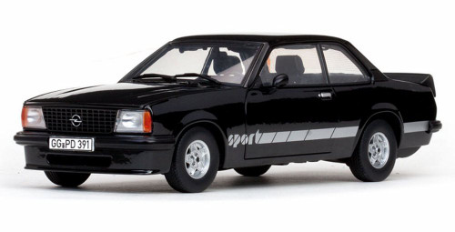 Opel Ascona Sport, Black - Sun Star 5391 - 1/18 Scale Diecast