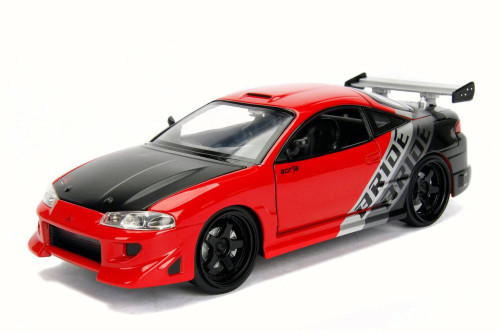 1995 Mitsubishi Eclipse, Red - Jada 99103WA1 - 1/24 Scale Diecast Model Toy Car