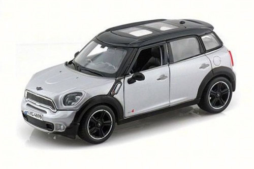 Mini Cooper Countryman with Sunroof, Silver - Maisto 31273SV - 1/24 Scale Diecast Model Toy Car