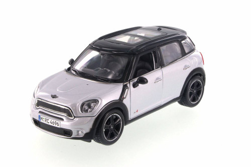 Mini Cooper Countryman, Silver - Maisto 34273 - 1/24 Scale Diecast