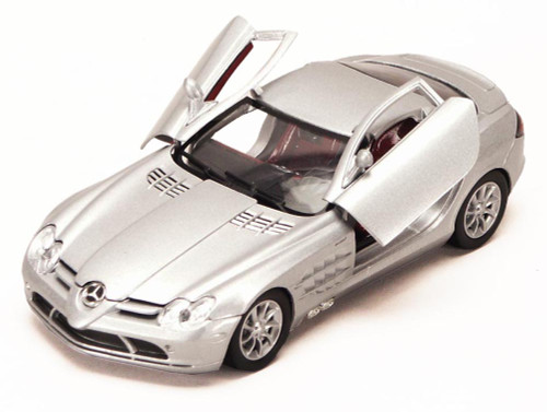 West McLaren Mercedes ミニカー シルバー Mercedes-Benz-SLR-McLaren-722-