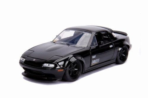 1990 Mazda Miata Hard Top, Glossy Black - Jada 30936 - 1/24
