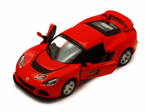 2012 Lotus Exige S #3, Red - Kinsmart 5361D - 1/32 scale Diecast Car (Brand New, but NOT IN BOX)