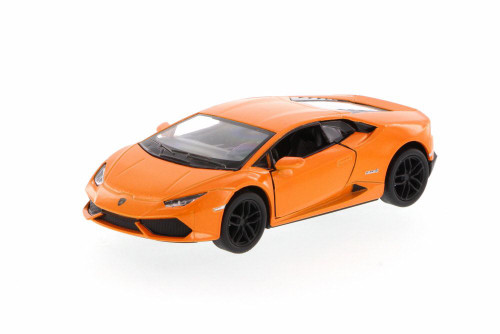 Lamborghini Huracan LP610-4, Orange - Kinsmart 5382D - 1/36 Scale Diecast Model Toy Car