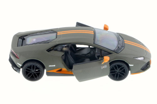 Lamborghini Huracan LP610-4 Avio, Charcoal - Kinsmart 5401D - 1/36 Scale Diecast Model Toy Car