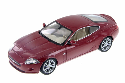 Jaguar XK, Red - Welly 22470WR - 1/24 Scale Diecast Model Toy Car