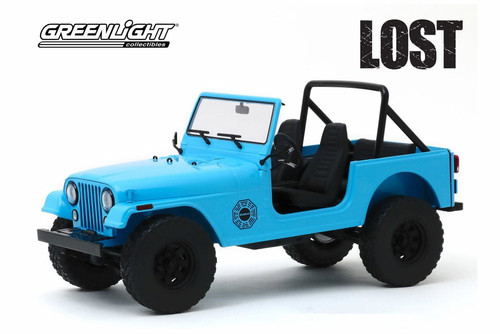 1977 Jeep CJ-7 Dharma, LOST - Greenlight 19064 - 1/18 scale Diecast Model Toy Car