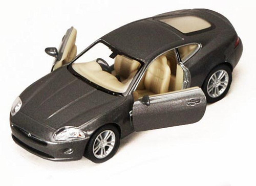 Jaguar XK Coupe, Gray - Kinsmart 5321D - 1/38 scale Diecast Model