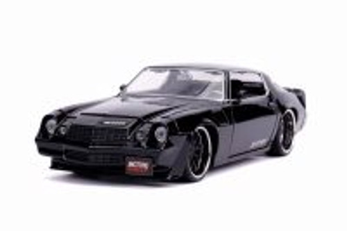 1979 Chevy Camaro Z28 Hardtop, Black - Jada 31584/4 - 1/24 scale Diecast Model Toy Car