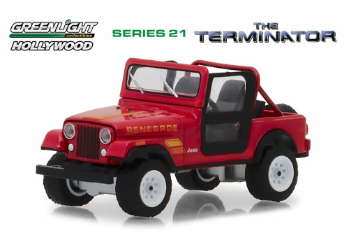 1983 Jeep CJ-7 Renegade, The Terminator - Greenlight 44810B/48 - 1/64 scale Diecast Model Toy Car