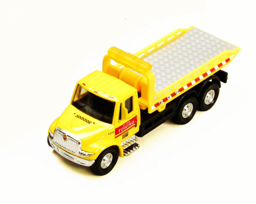 International Rollback Tow Truck, Yellow - Showcasts 2106D - 1/43 scale Diecast Model Toy Car (1 car, no box)