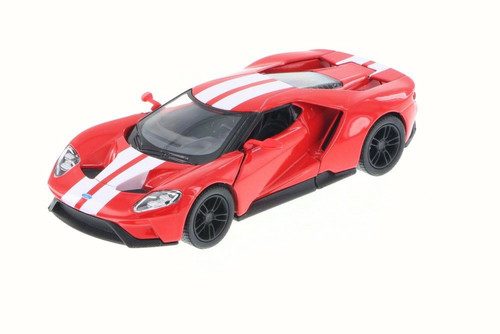 2017 Ford GT, Red - Kinsmart 5391DF - 1/38 Scale Diecast Model Toy Car (Brand New, but NOT IN BOX)