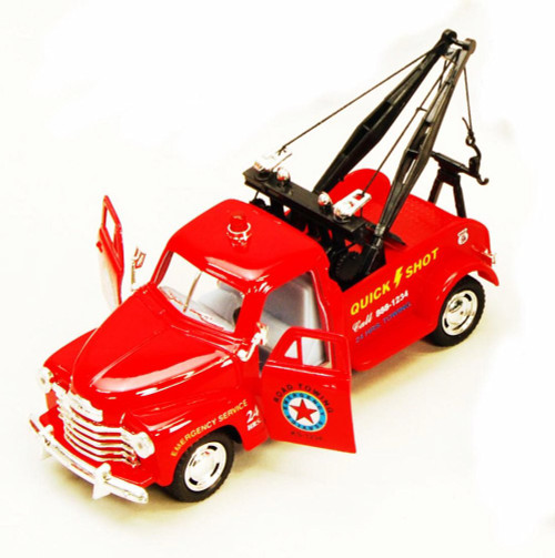 1953 Chevy Tow Truck, Red - Kinsmart 5033D - 1/38 scale