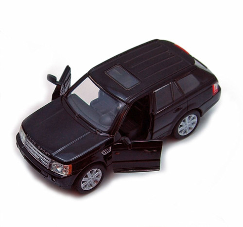 Range Rover Sport SUV, Black - Kinsmart 5312D - 1/38 Scale Diecast Model Replica (New, but NO BOX))