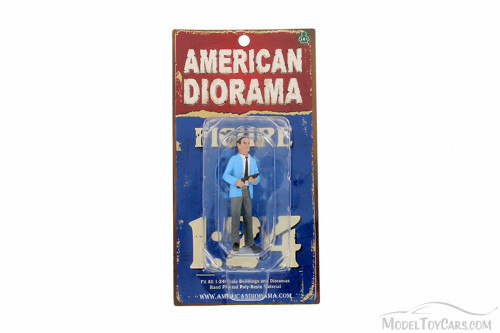 The Robbers Robber II, Turquoise-American Diorama 23922- 1:24 Scale Hand Painted Diorama Accessory